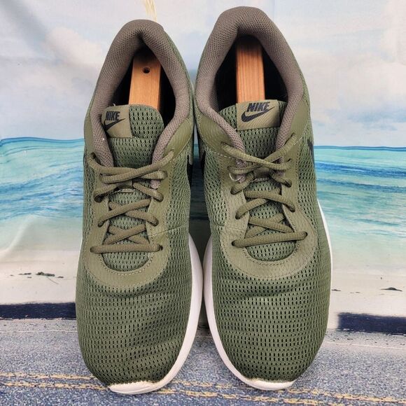 Nike Tanjun Olive Green Mens 12 & 13 Mismatch - Picture 6 of 9